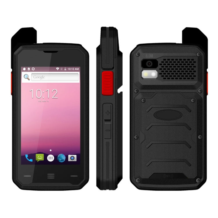 IP67 Impermeabile Antipolvere Antiurto, Batteria 4600mAh, Android 7.0 MTK6753 Octa Core da 4,0 pollici fino a 1,3 GHz, Rete: 4G, NFC, POC, SOS IP67 Impermeabile Antipolvere Antiurto, Batteria 4600mAh, Android 7.0 MTK6753 Octa Core da 4,0 pollici fino a 1,3 GHz, Rete: 4G, NFC, POC, SOS